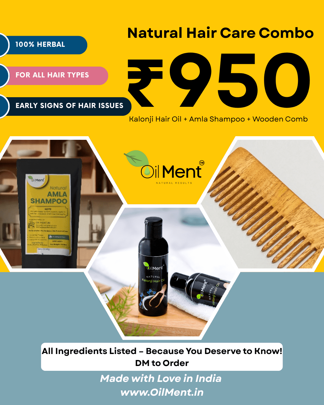 Natural Hair Care Combo